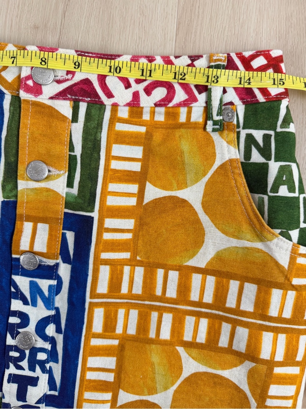 Farm Rio Button Front Mini Skirt - Picture 5 of 9